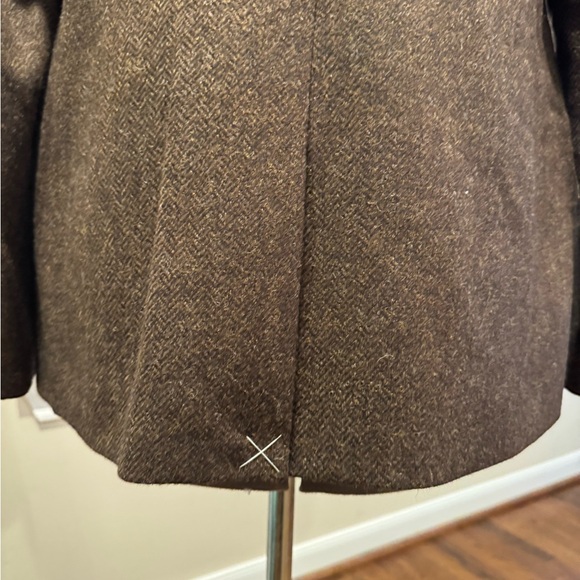 J. Crew Bristol Blazer in Chocolate Herringbone Wool - Picture 5 of 7